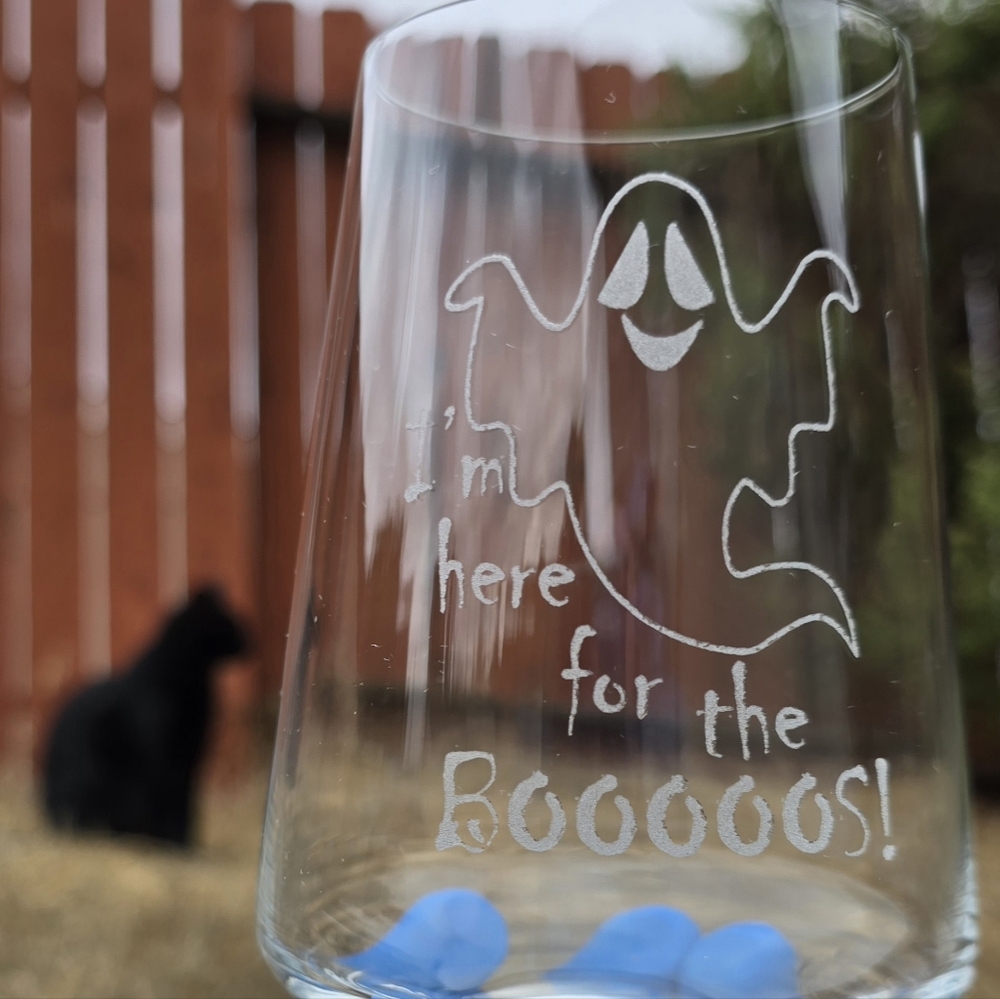 Halloween Ghost Party Glass